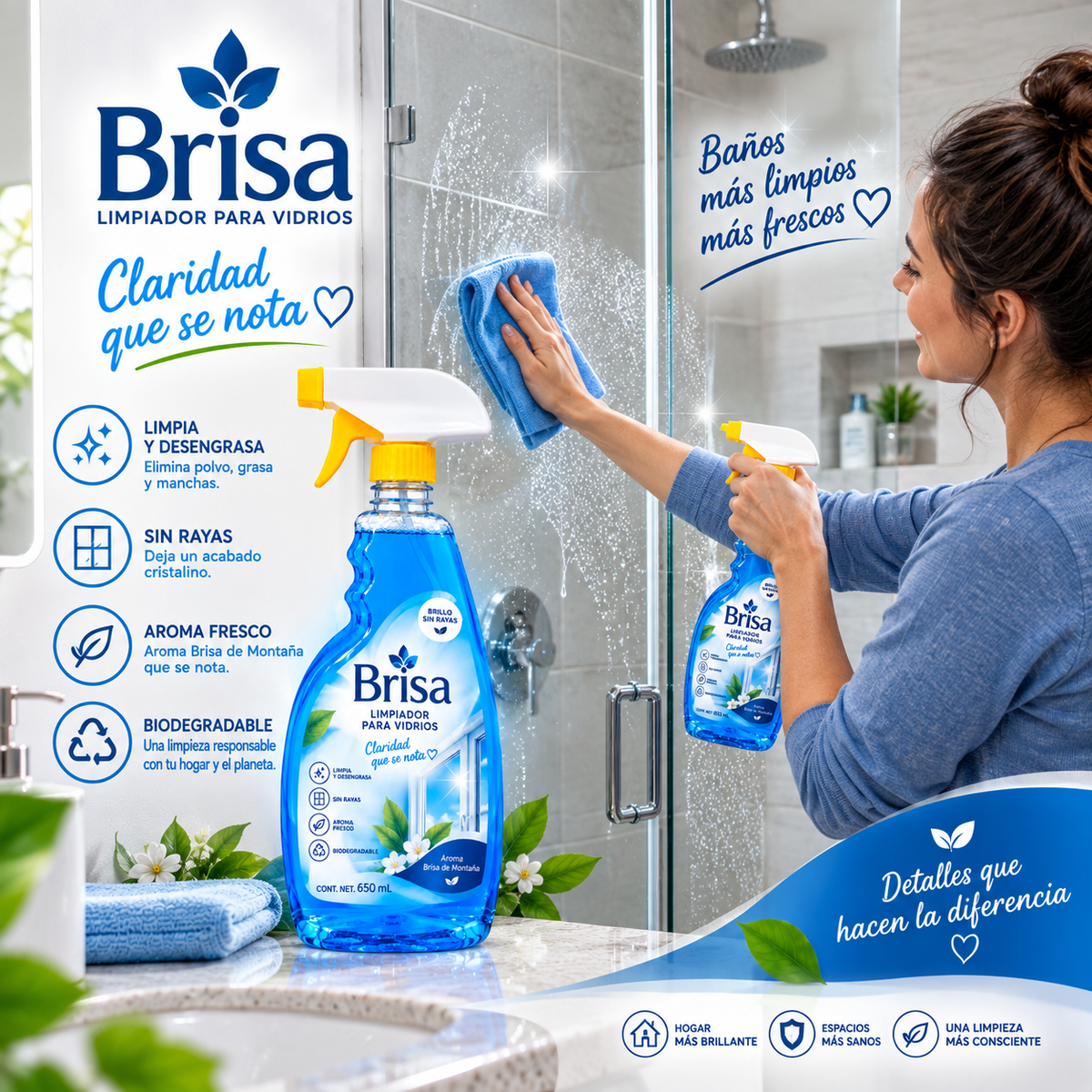 Limpiador para Vidrios BRISA