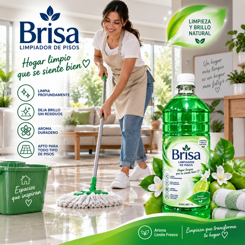 Limpiador de Pisos BRISA – Limón Fresco