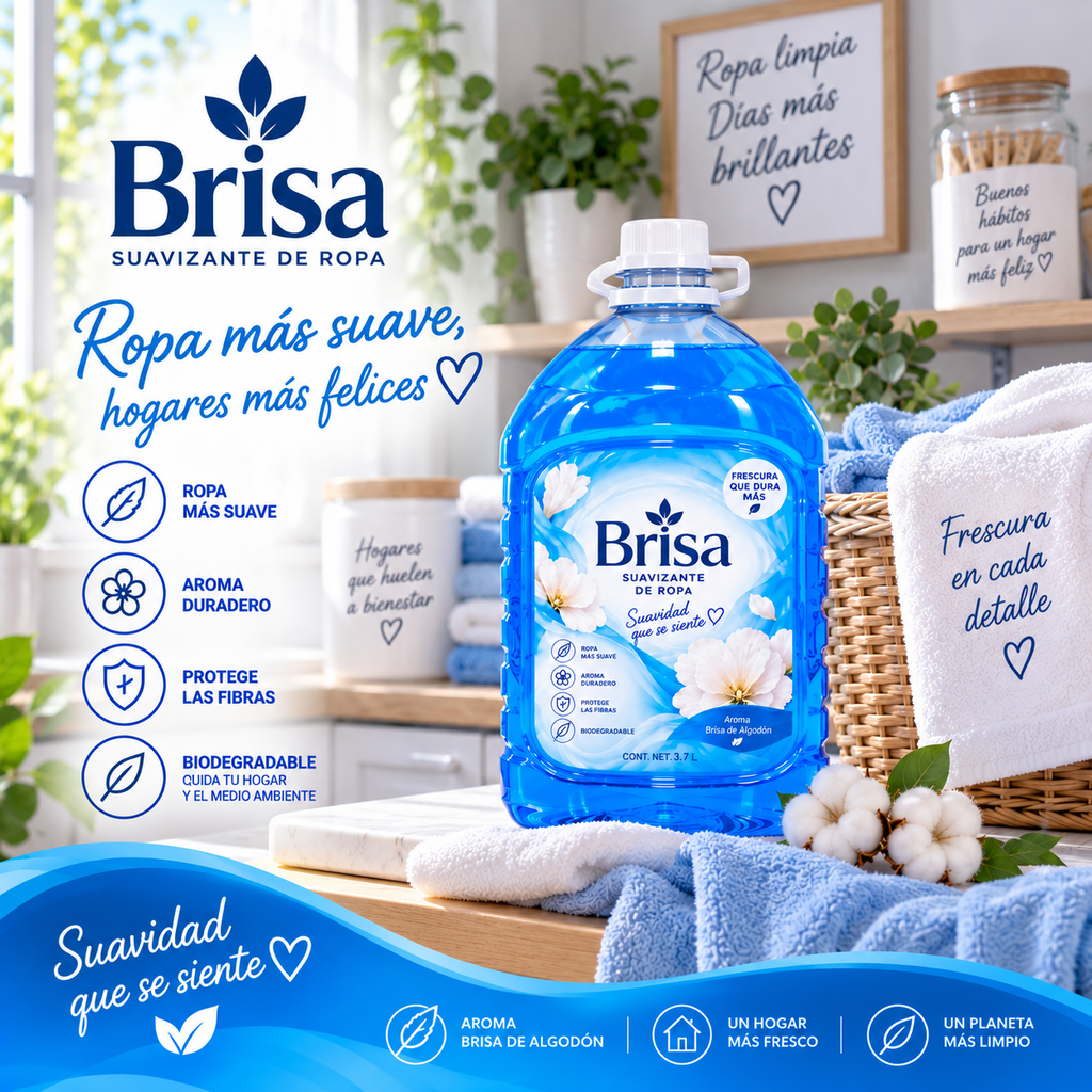 Suavizante de Ropa BRISA – Brisa de Algodón
