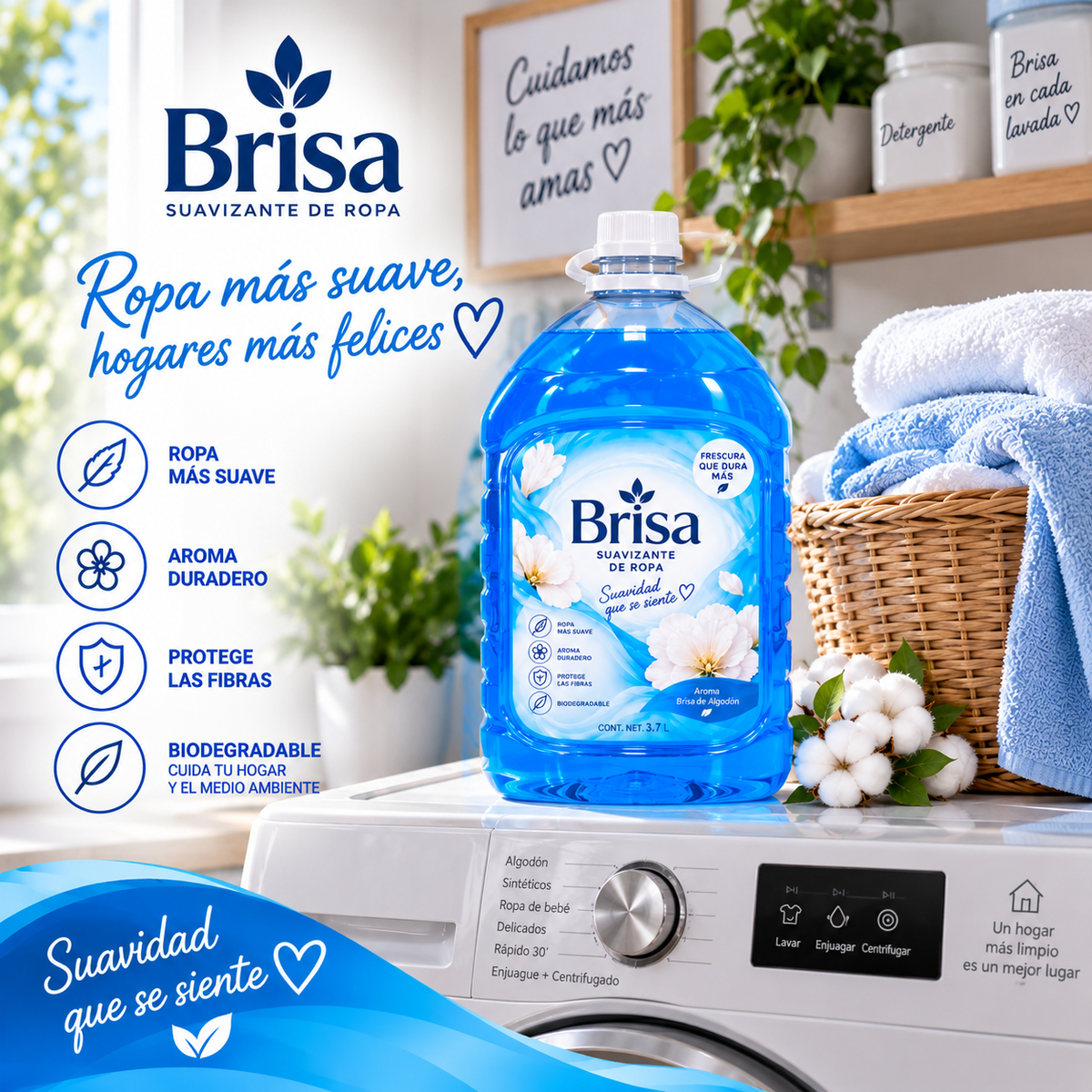 Suavizante de Ropa BRISA – Brisa de Algodón