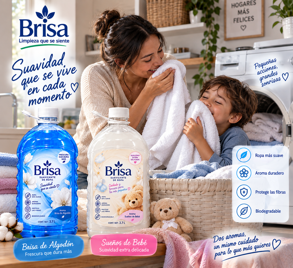 Combo Suavizantes BRISA – Suavidad para toda la familia